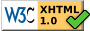 Valid XHTML 1.0 Strict